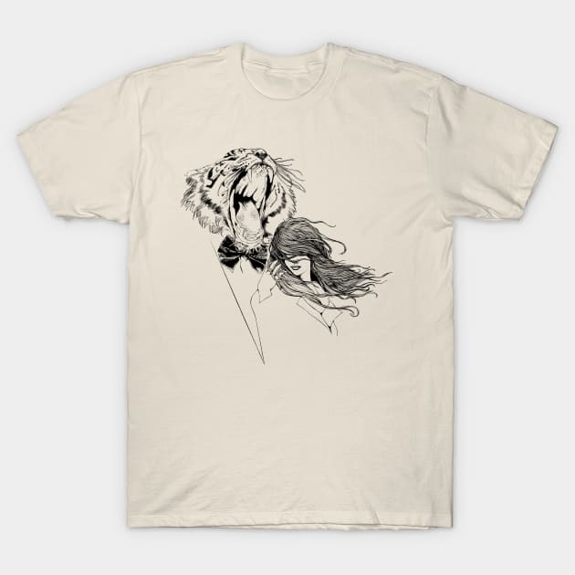 tiger roar T-Shirt by huebucket